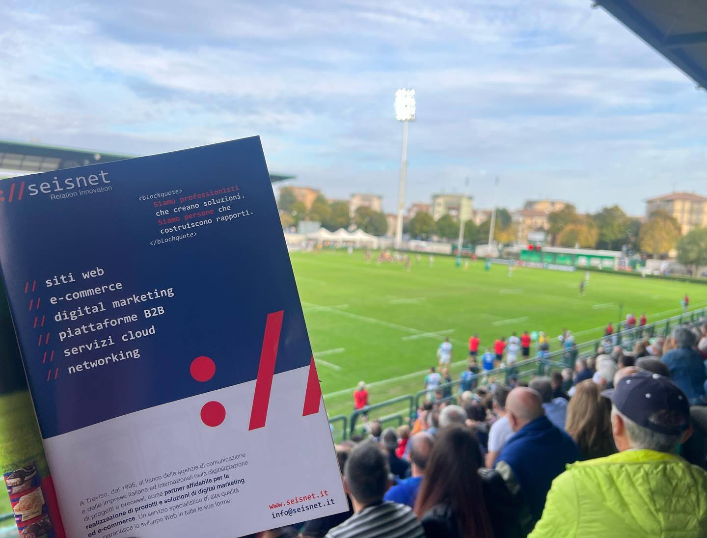 Benetton Rugby e SEISNET: un progetto digitale da stadio